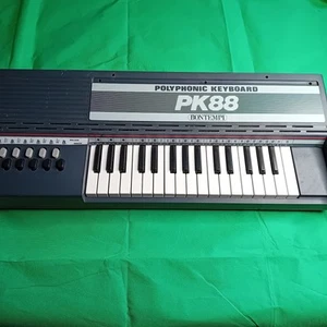 BONTEMPI PK88 POLYPHONIC KEYBOARD - VERY RARE RETRO VINTAGE - WORKING PERFECT - Picture 1 of 20