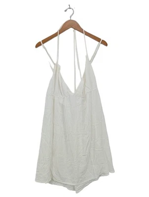 ASOS DESIGN Top de tirantes finos Mujeres Top Talla EU 46 blanco look casual - Imagen 1 de 4