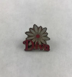 Diva Cup Daisy Collectible Souvenir Pin 3/4" - Picture 1 of 2