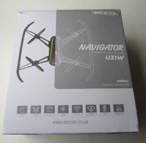 DROCON U31W NAVIGATOR RC DROHNE QUADROCOPTER MIT HD KAMERA NEU - Bild 1 von 5