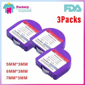Eeasyinsmile 3 Roll Dental Striproll Light Cured Resin Matrix Bands Clear Resin - Picture 1 of 12