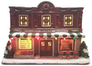 NEW St Nicholas Square Village ~ Public Market ~ Illuminated 2012 - Picture 1 of 6