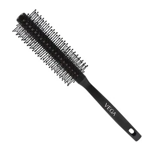 VEGA Round hair Brush For Men & Women, Color May Vary Flexible Nylon bristles - Picture 1 of 9