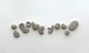 Pietre naturali a forma di lettera TI AMO! Spiaggia Rock ciottoli arte/artigianato San Valentinođź’• - Foto 1 di 12