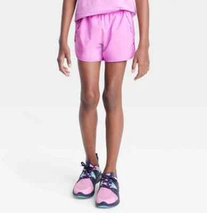 Girl's Run Shorts All in Motion Purple Glare L (10/12) - Picture 1 of 4