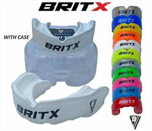 BRITX Mouth Guard Boxing MMA Rugby Gum Shield Teeth Protection Senior-Junior - Picture 1 of 13