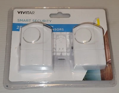 Vivitar Smart Security Door Alarm Alert Sensor - 2 Pack . NEW - Image 1 of 2