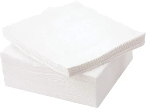 700 x White Paper Napkins Disposable Absorbent Soft Hand Serviettes Restaurants - Picture 1 of 8