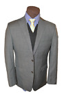 Ralph Lauren homme 2btn gris tic tissage 100 % laine blazer veste sport manteau taille 40R
