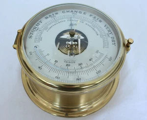 DEKORATIVES SCHIFFS-BAROMETER VON SCHATZ, MADE IN GERMANY #12399 - Bild 1 von 5