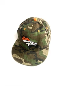 New Era Vintage Collection NFL Denver Broncos Camo Adjustable Hat Cap Snapback - Picture 1 of 14