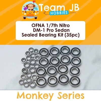 OFNA 1/7th Nitro DM-1 Pro Sedan - 35 Pcs Rubber Sealed Bearings Kit - Изображение 1 из 2