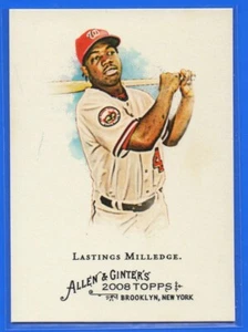 2008 Topps Allen and Ginter #248 Lastings Milledge Nationals - Picture 1 of 2