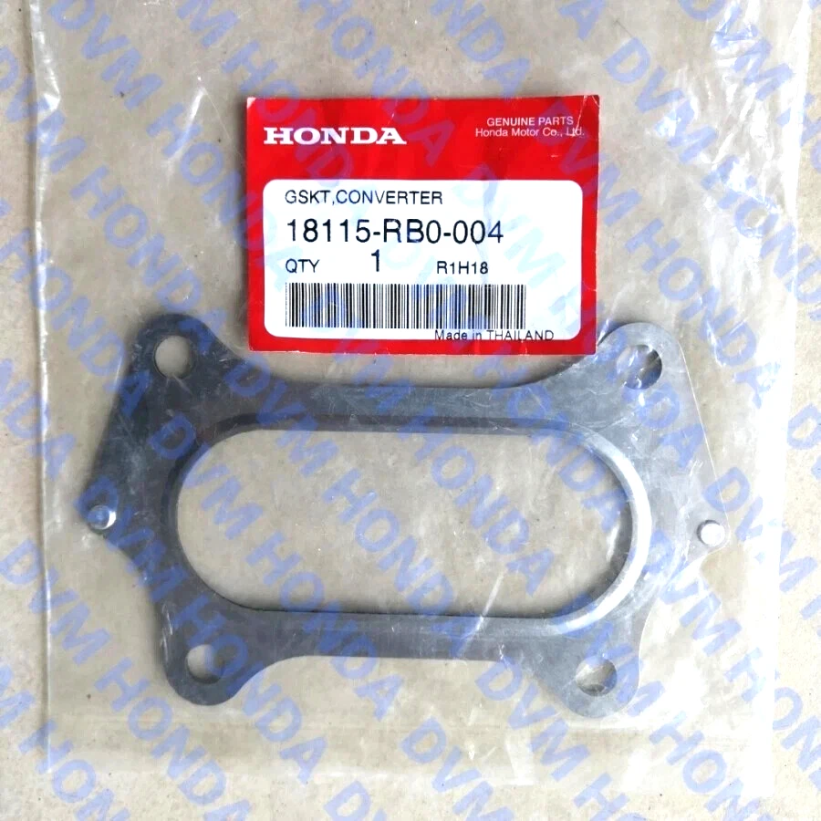Junta de escape convertidor catalítico original OEM 18115-RB0-004 Honda Fit 08-13 Foto 1 de 3