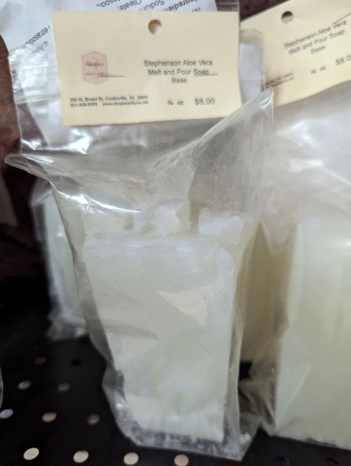 Base de jabón para derretir y verter aloe vera Stephenson 16 oz. Foto 1 de 1