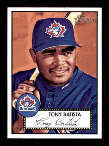 2001 Topps Heritage #67b Tony Batista rote Rückseite - Bild 1 von 2