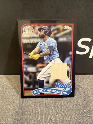 Randy Arozarena - 2024 Topps Series 1 - 1989 Relics Black Numbered 160/199 - SP - Image 1 of 2