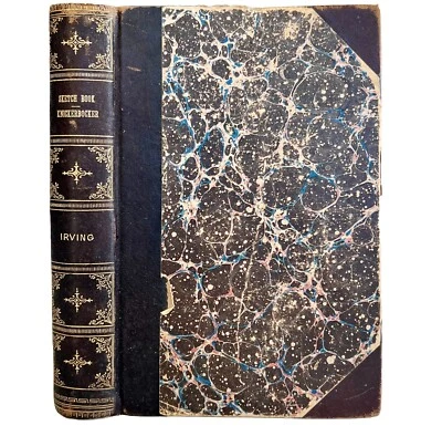 Sketch Book Of Geoffrey Crayon Gent Washington Irving 1886 Victorian HC E45 Foto 1 de 2