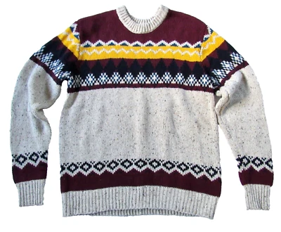 Suéter Pullover Pacsun Pac Sun Para Hombre Fair Isle Moteado Cuello Redondo M Mediano Foto 1 de 4