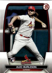 2023 Bowman Alec Burleson RC St. Louis Cardinals #47 - Picture 1 of 2