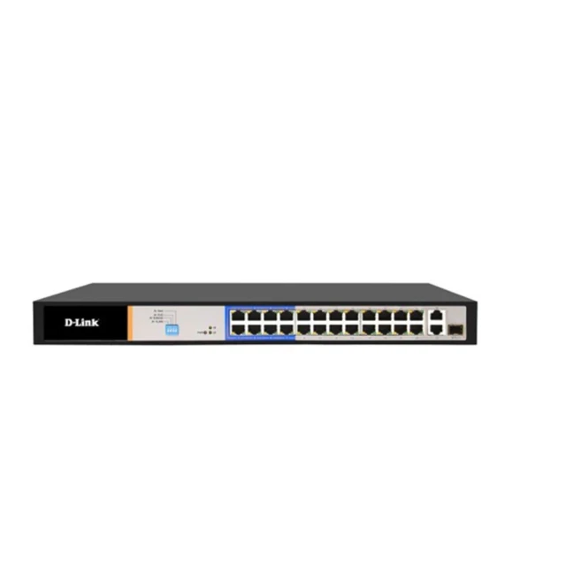 D-Link 26-Port PoE Switch with 24 PoE Ports (8 Long Reach 250m ) DES-F1026P-E - Image 1 of 1