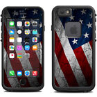 Naklejka skórna do odpornego na życie etui iPhone 6 fre / amerykańska flaga postarzona