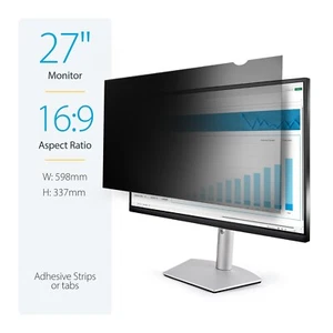 Startech Universal Privacy Filter for 27'' monitor Screen Protector PRIVSCNMON27 - Photo 1/2