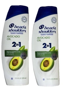 2 X Head & Shoulders Avocado Oil 2-in-1 Anti Dandruff Shampoo Conditioner 12.5 - Picture 1 of 5