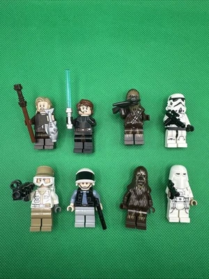 Authentic LEGO Minifigure Lot of 8 Star Wars Figures - Image 1 of 4