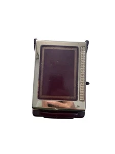 Vintage 60s Bates Cavalier Address List Contact Finder Burgundy Brass Listfinder - Bild 1 von 11