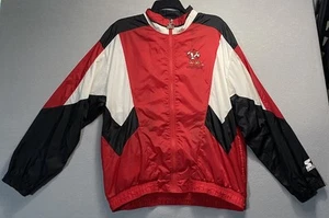 Vintage Louisville Cardinals STARTER Windbreaker Size Medium UofL Jacket - Picture 1 of 11
