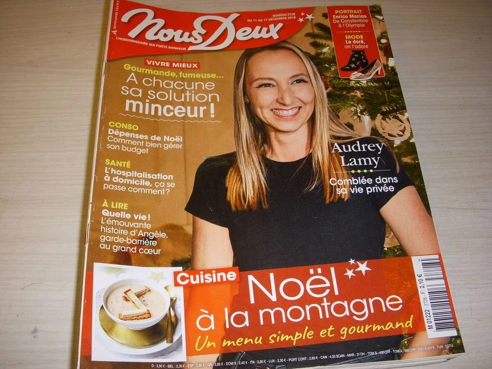 NousDeux 3728 12.2018 Audrey LAMY Enrico MACIAS Les ROIS de FRANCE en TIMBRES - Photo 1/1