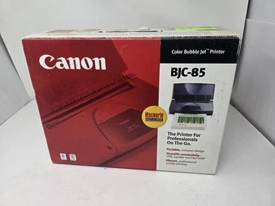 Canon BJC85 Color Bubble Jet tragbarer Drucker Top Zustand nie benutzt - Bild 1 von 4