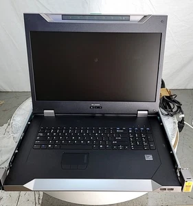 HP LCD8500 741492-001 1U Rackmount Console Kit SEE NOTES - Afbeelding 1 van 5