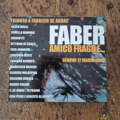 CD Tributo A Fabrizio De Andrè Faber Amico Fragile 12 Marzo 2000 Musica Italiana - Immagine 1 di 4