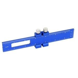 Marking Ruler Non-slip Tip Lightweight Compact Design Secure Lock Mechanism - Picture 1 of 15