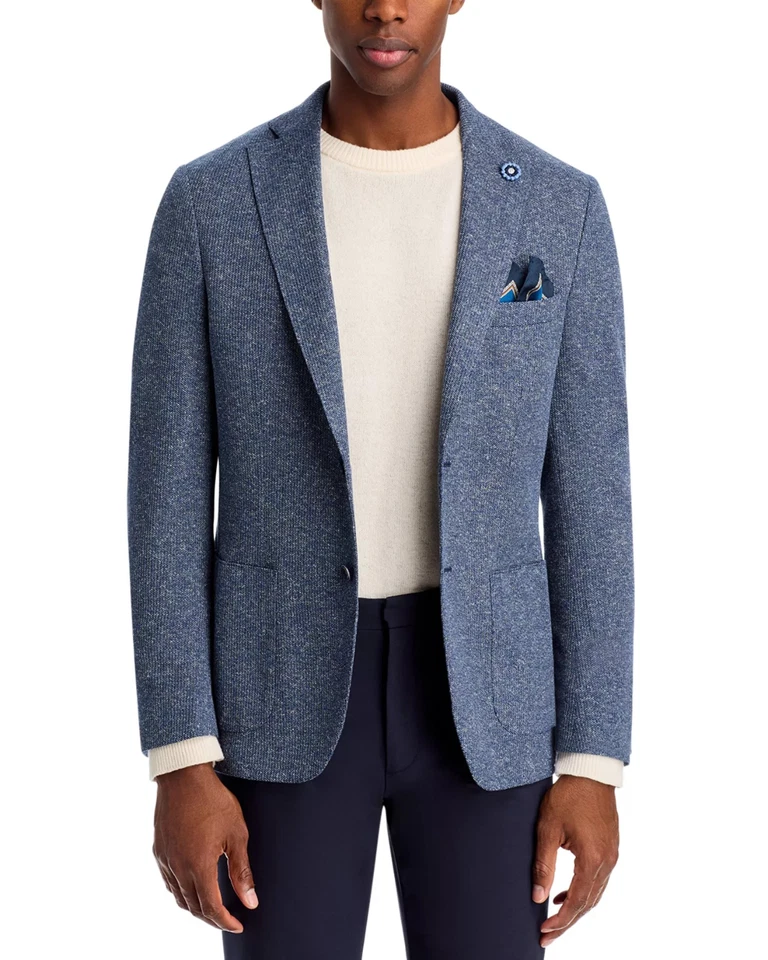 Abrigo deportivo sin estructura Hart Schaffner Marx New York Mélange Jersey precio de venta sugerido por el fabricante $598 Foto 1 de 1