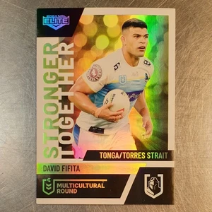2024 NRL Elite Multicultural Round Card David Fifita MC 11/34 Titans - Picture 1 of 2