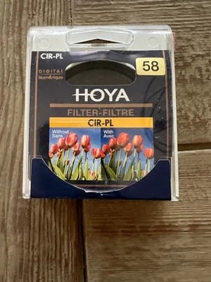 HOYA 58mm Circular Polarizer Filter CIR-PL CPL 58 mm - Image 1 of 3
