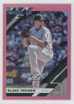 2019 Panini Donruss Holo Pink Blake Treinen #77 - Image 1 of 2