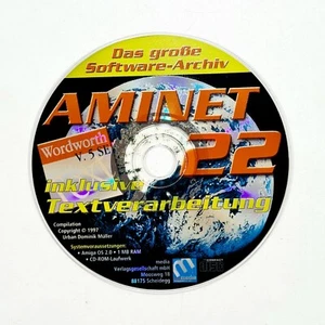 ©1997 Amiga Software AMINET CD #22 Wordworth/Text/Commodore PD/Tools/Demos - Picture 1 of 1