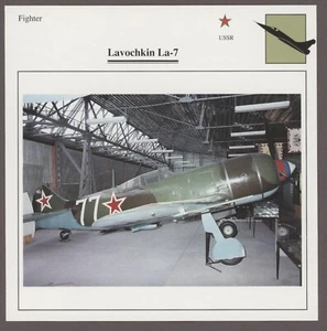 Lavochkin La-7 Edito Service Warplane Air Military Card USSR - Picture 1 of 1