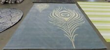 LIGHT BLUE / IVORY 7'-6" X 9'-6" Stained Rug Reduced Price 1172581393 SOH704B-8