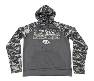 Sudadera con Capucha Camuflada Coliseo Para Hombres Iowa Hawkeyes Salute To Troops Talla Pequeña - Imagen 1 de 9