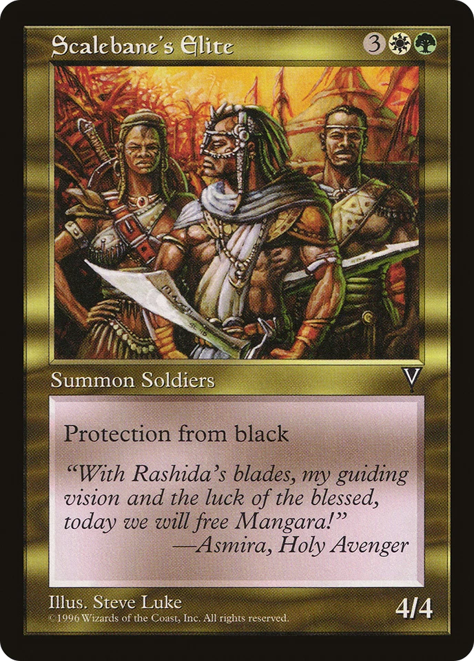 Scalebane's Elite X (4) Visions MTG - EX/NM - U135 - 4RCards - Image 1 of 1