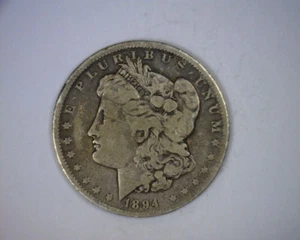 key date 1894o Morgan silver Dollar U.S. Coin 1894 o - Picture 1 of 2