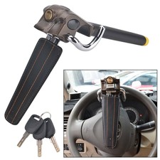 Portable Car Steering Wheel Lock Anti Theft Lock Security Airbag Device+3 Keys