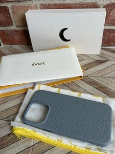 iPhone 15 Pro Max Premium Vegan Leder Handyhülle Kompatibel mit Elegant Neu - Bild 1 von 14