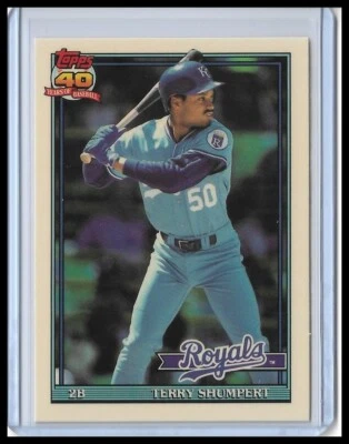 1991 Topps Tiffany - Terry Shumpert #322 - Image 1 of 2