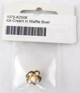 Ice Cream in Waffle Bowl Dollhouse Miniatures - Bright Delights #K2506 - Picture 1 of 1